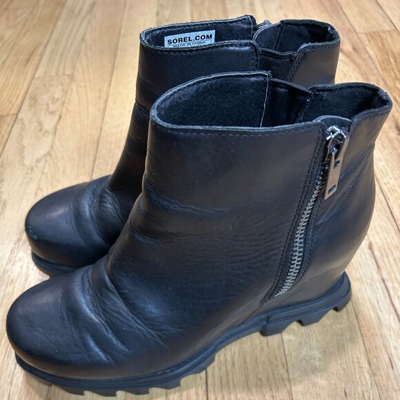 Women's Sorel Joan of Arctic Wedge III, Black - Picture 2 of 5